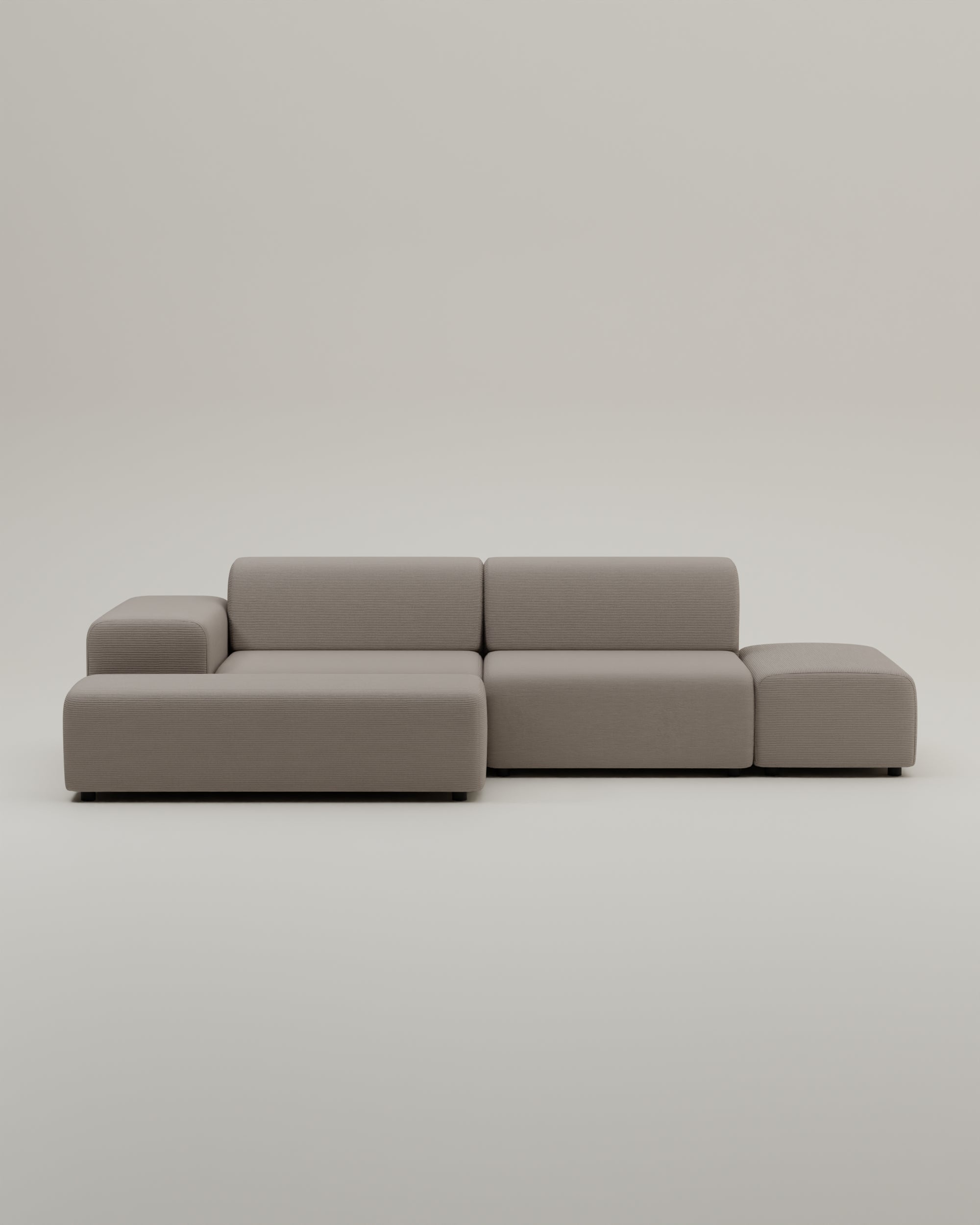 Outlet - Modulares Ecksofa Nina 4-Sitzer mit Schlaffunktion