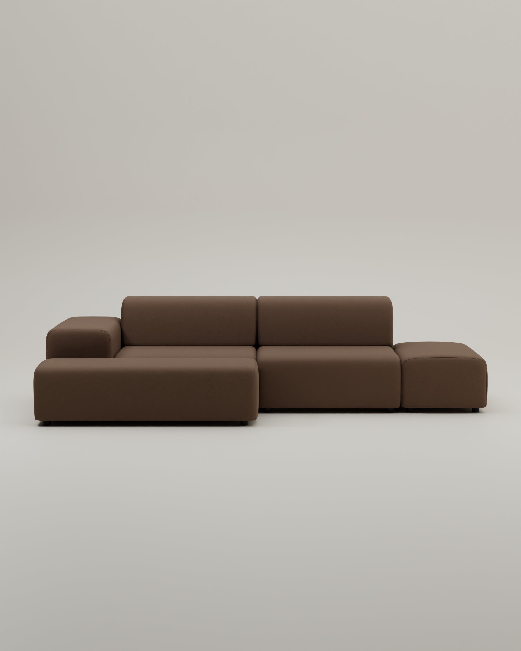 Outlet - Modulares Ecksofa Nina 4-Sitzer mit Schlaffunktion