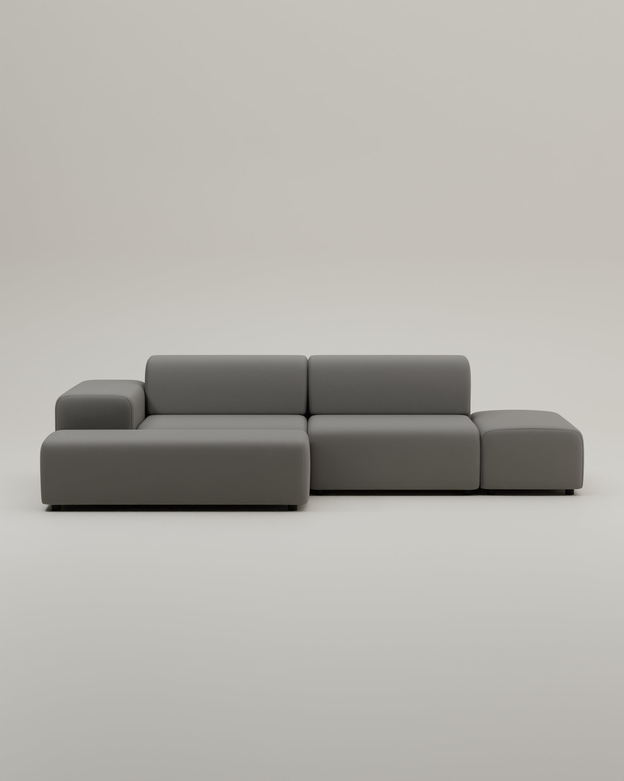 Outlet - Modulares Ecksofa Nina 4-Sitzer mit Schlaffunktion