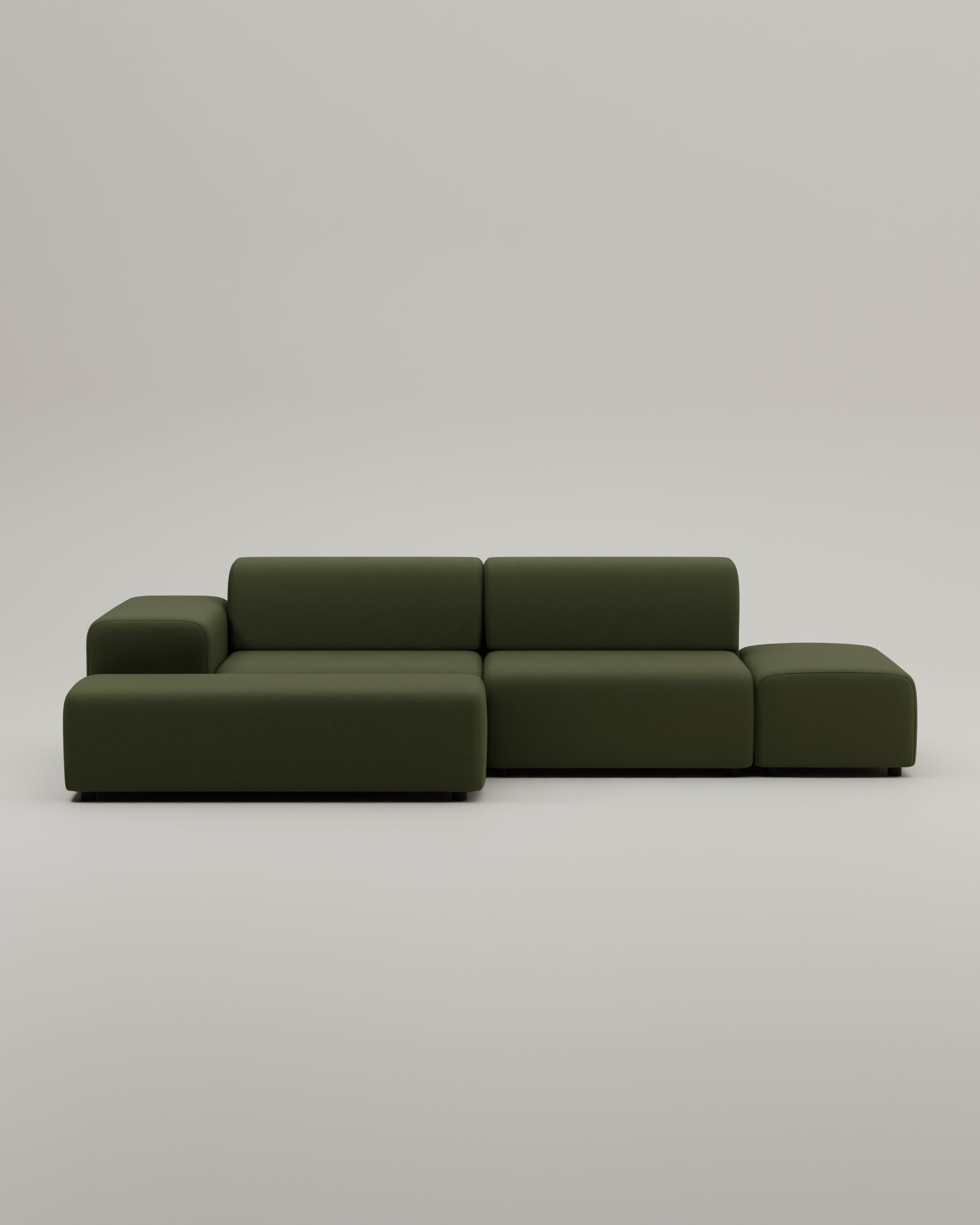 Outlet - Modulares Ecksofa Nina 4-Sitzer mit Schlaffunktion