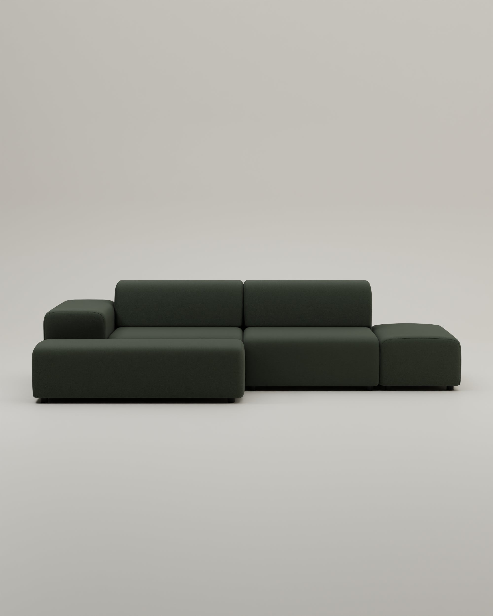 Outlet - Modulares Ecksofa Nina 4-Sitzer mit Schlaffunktion