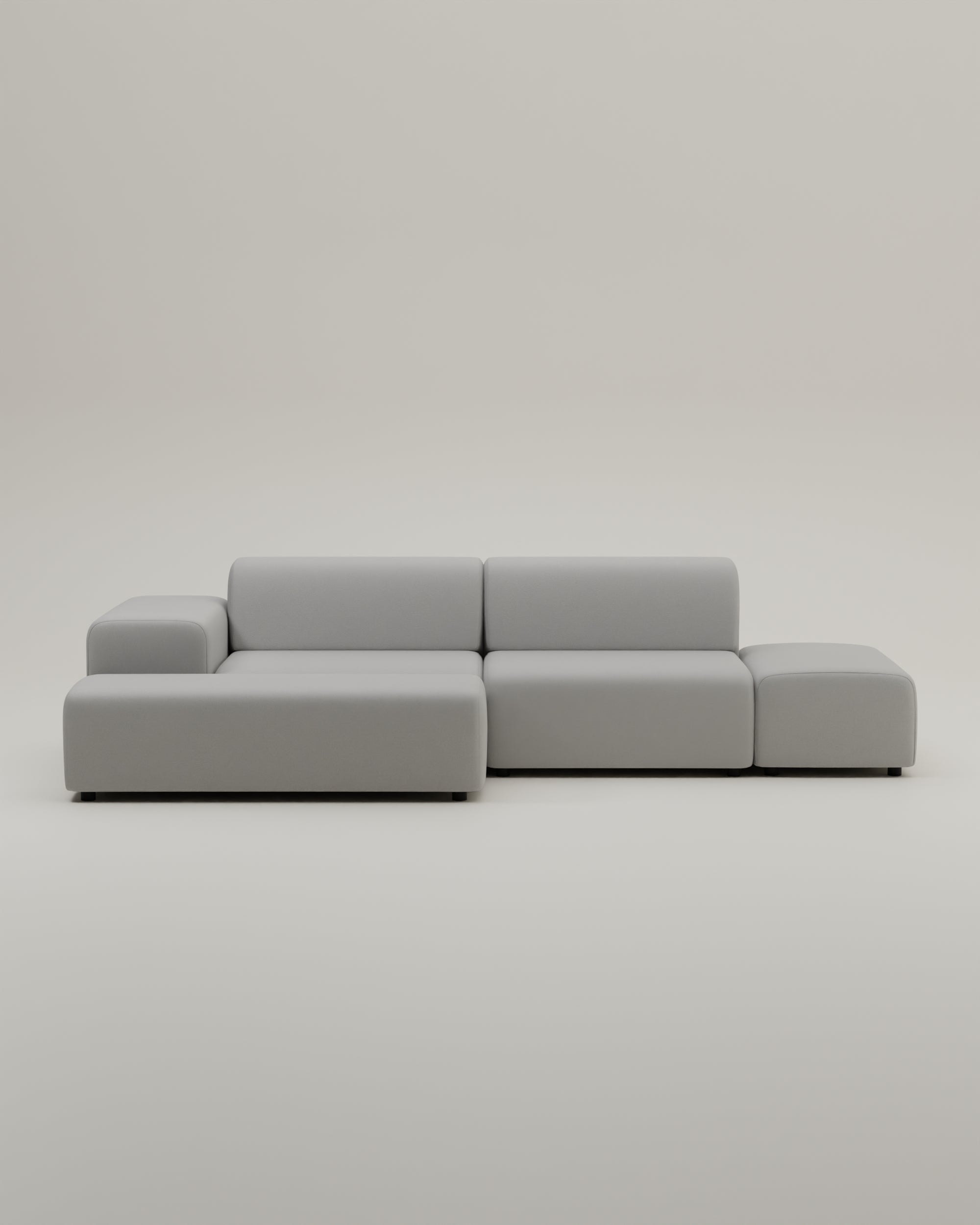 Outlet - Modulares Ecksofa Nina 4-Sitzer mit Schlaffunktion