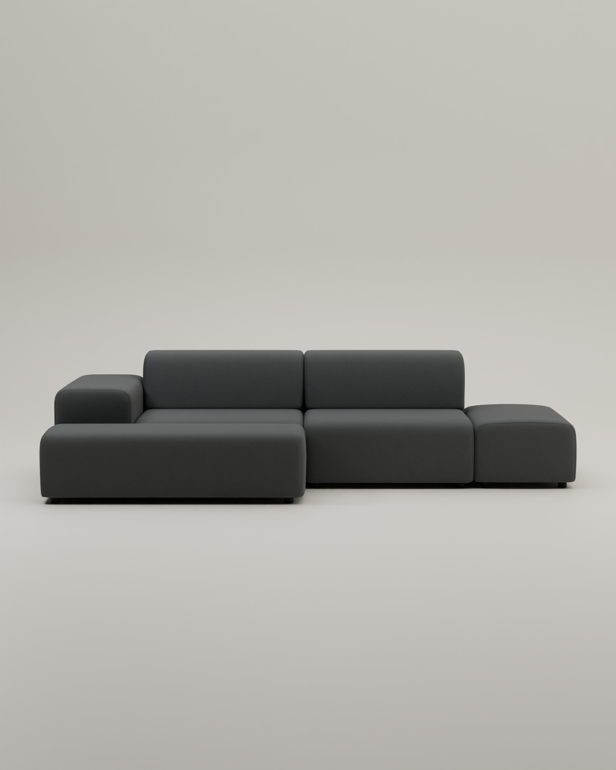 Outlet - Modulares Ecksofa Nina 4-Sitzer mit Schlaffunktion