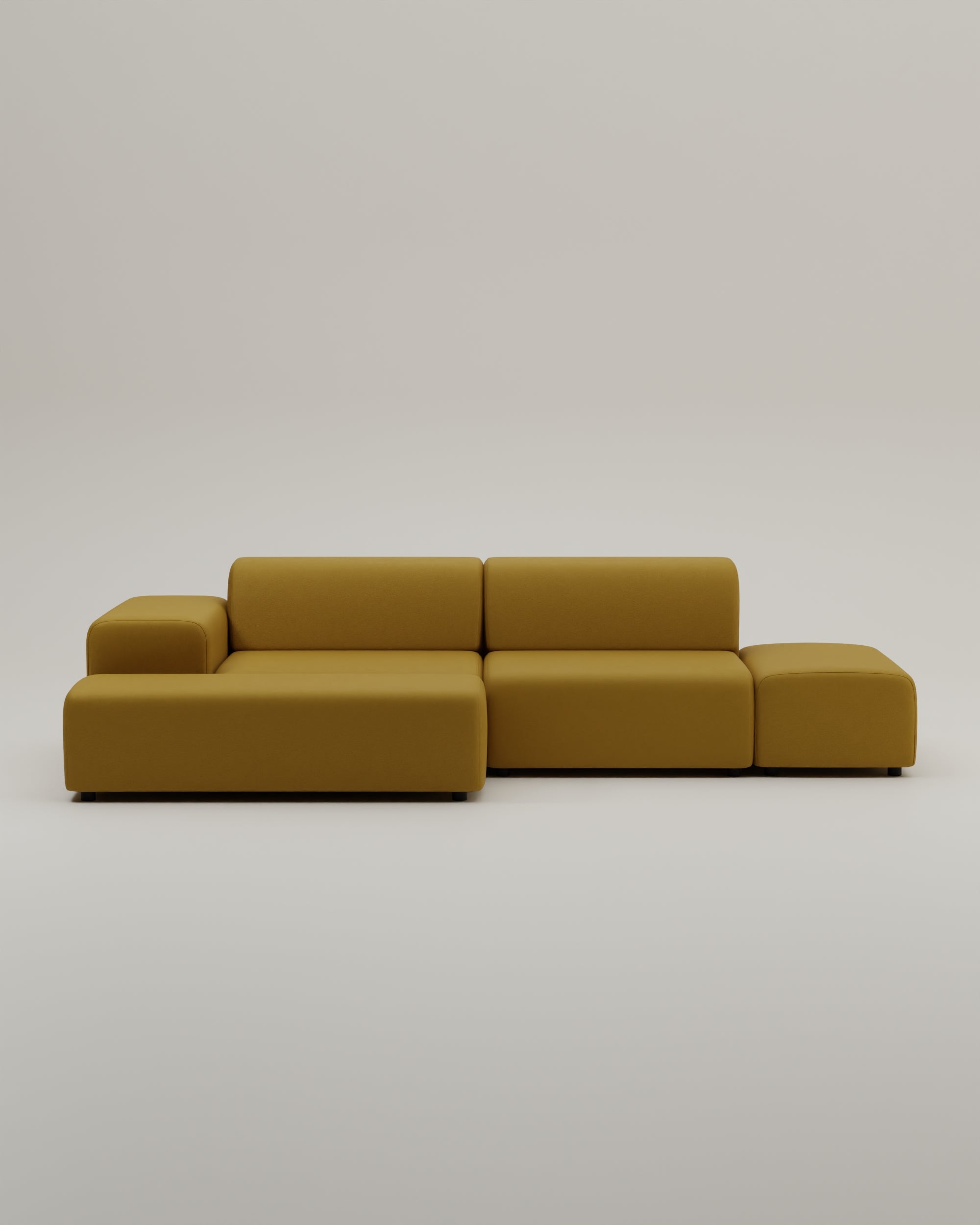 Outlet - Modulares Ecksofa Nina 4-Sitzer mit Schlaffunktion