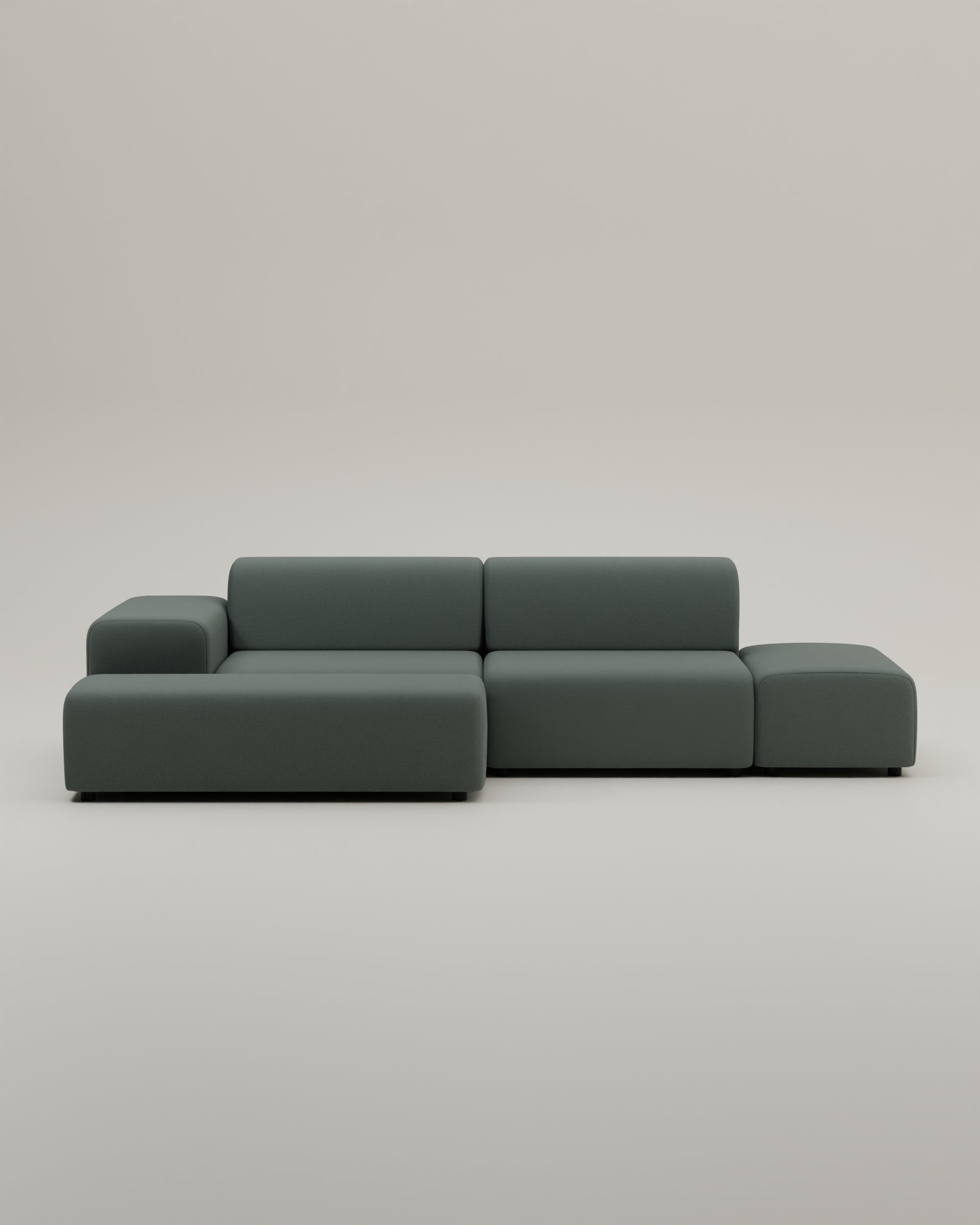 Outlet - Modulares Ecksofa Nina 4-Sitzer mit Schlaffunktion