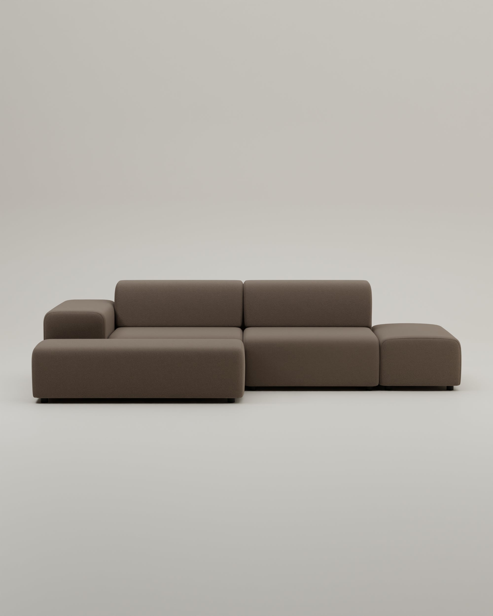 Outlet - Modulares Ecksofa Nina 4-Sitzer mit Schlaffunktion