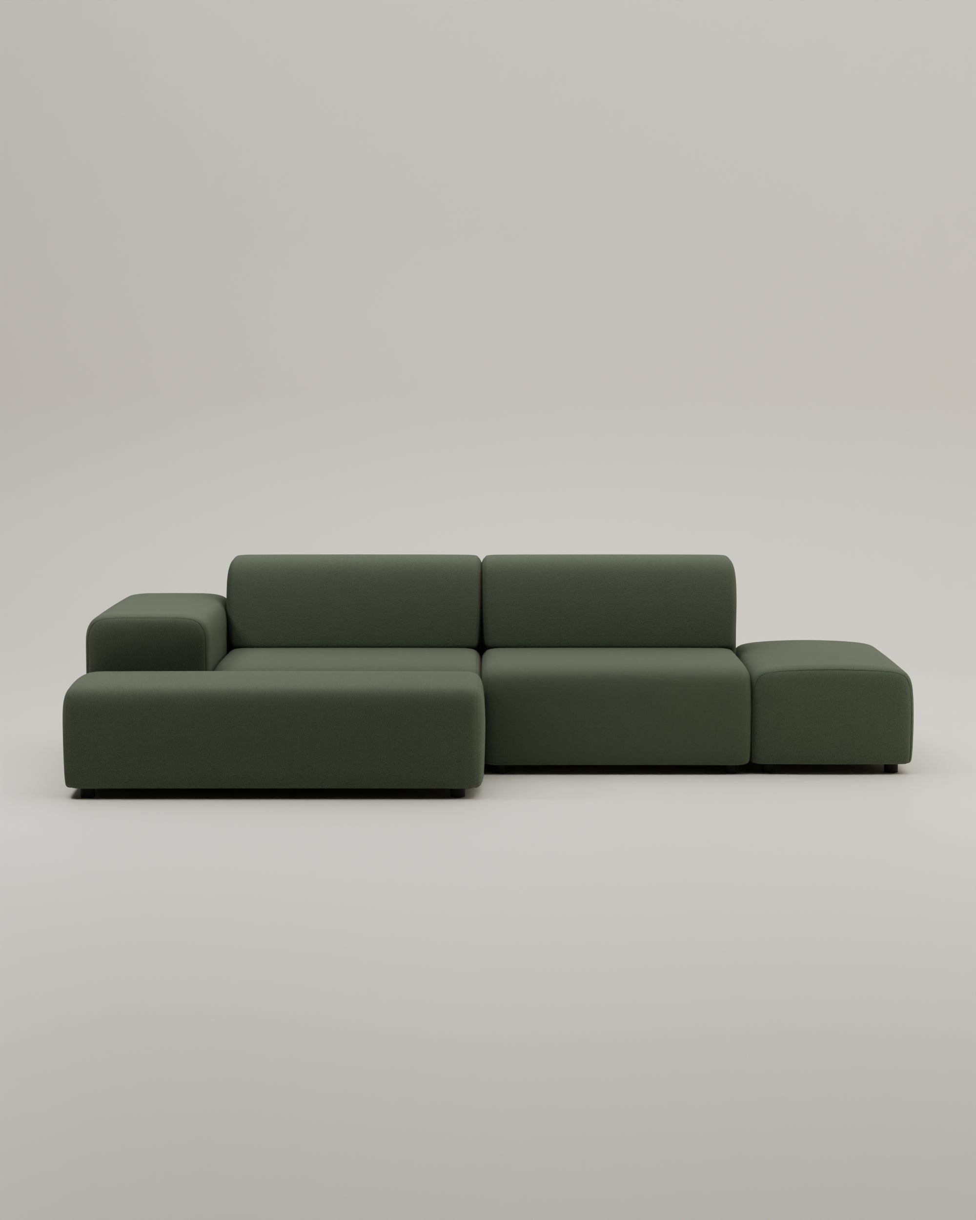 Outlet - Modulares Ecksofa Nina 4-Sitzer mit Schlaffunktion