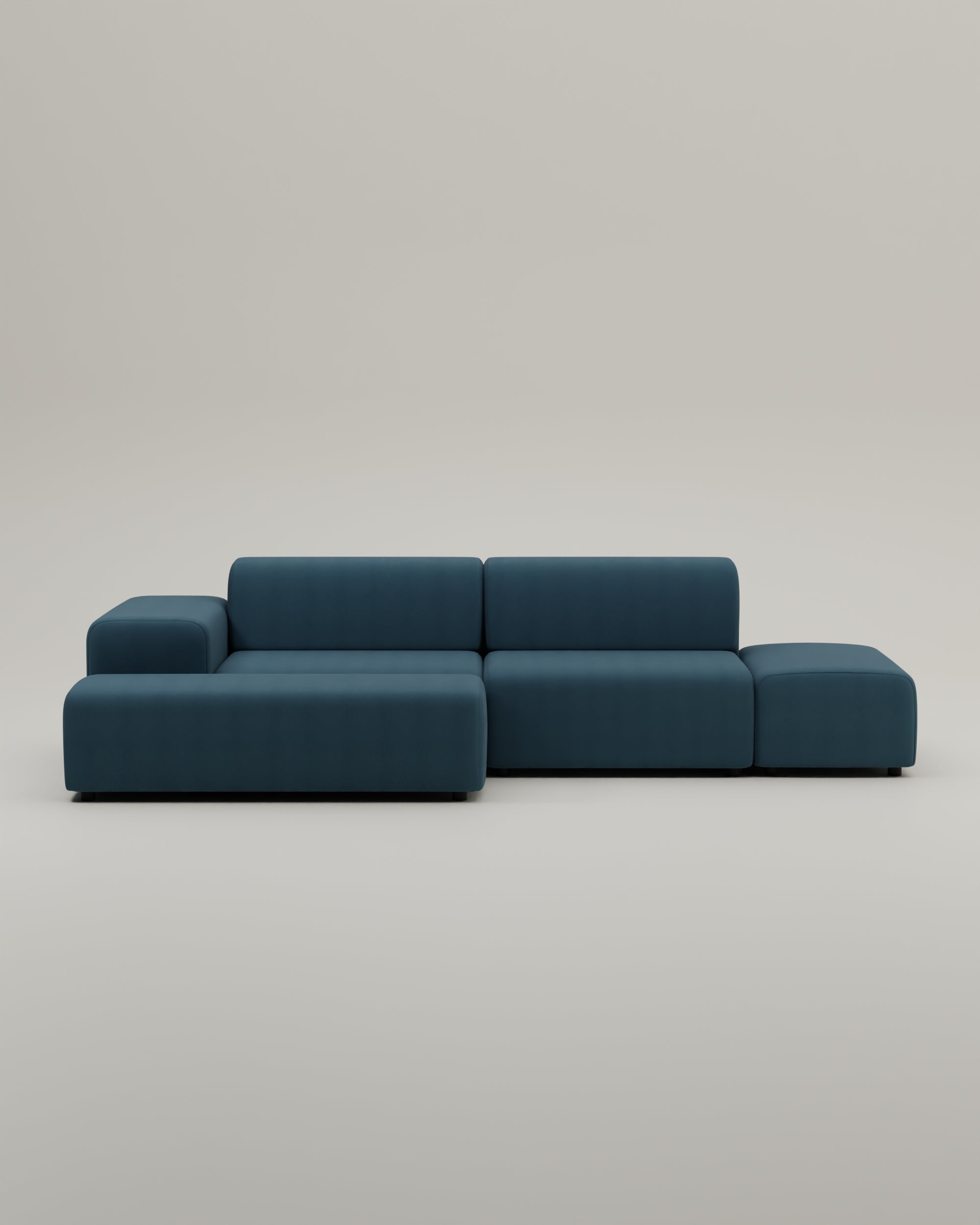 Outlet - Modulares Ecksofa Nina 4-Sitzer mit Schlaffunktion