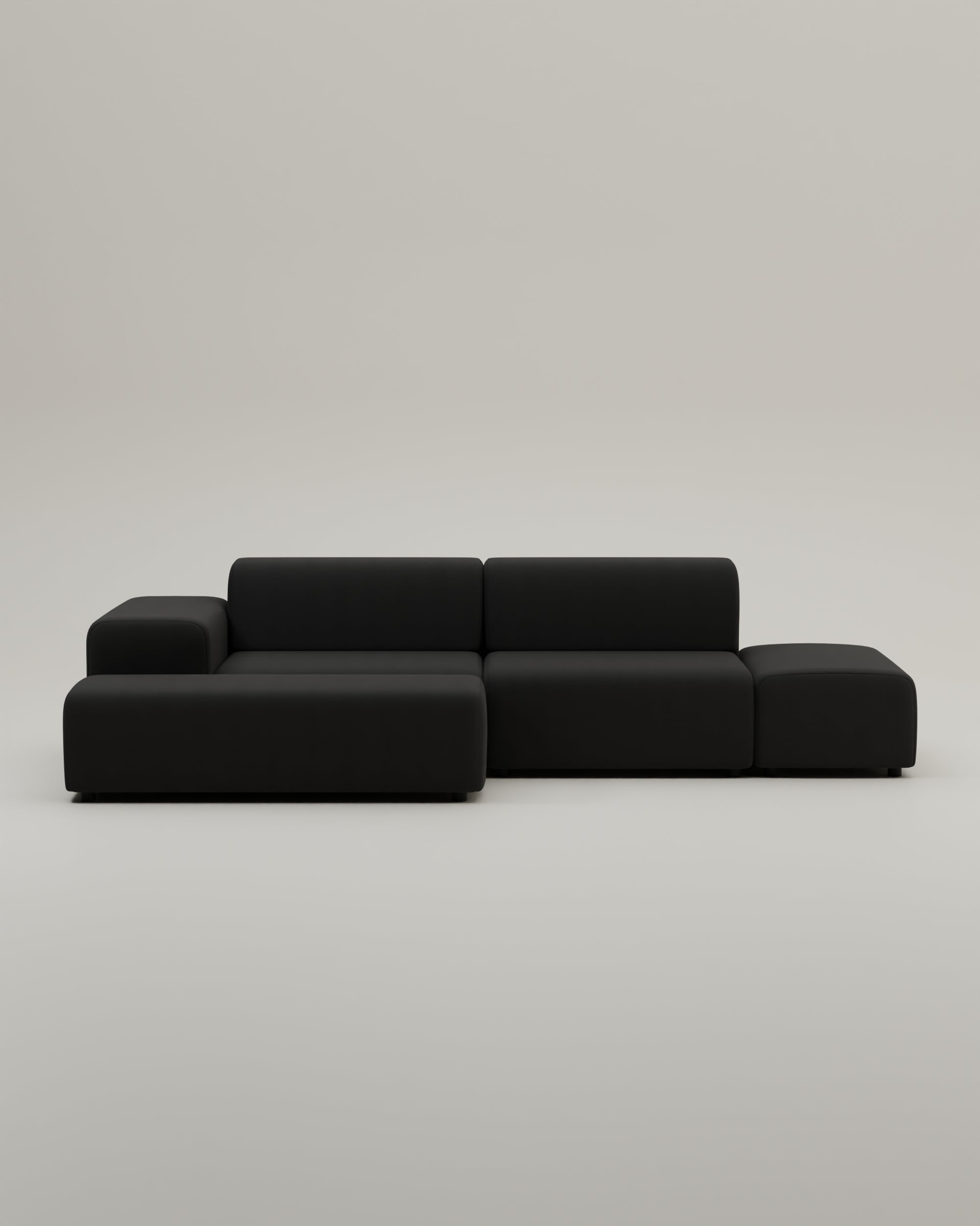 Outlet - Modulares Ecksofa Nina 4-Sitzer mit Schlaffunktion