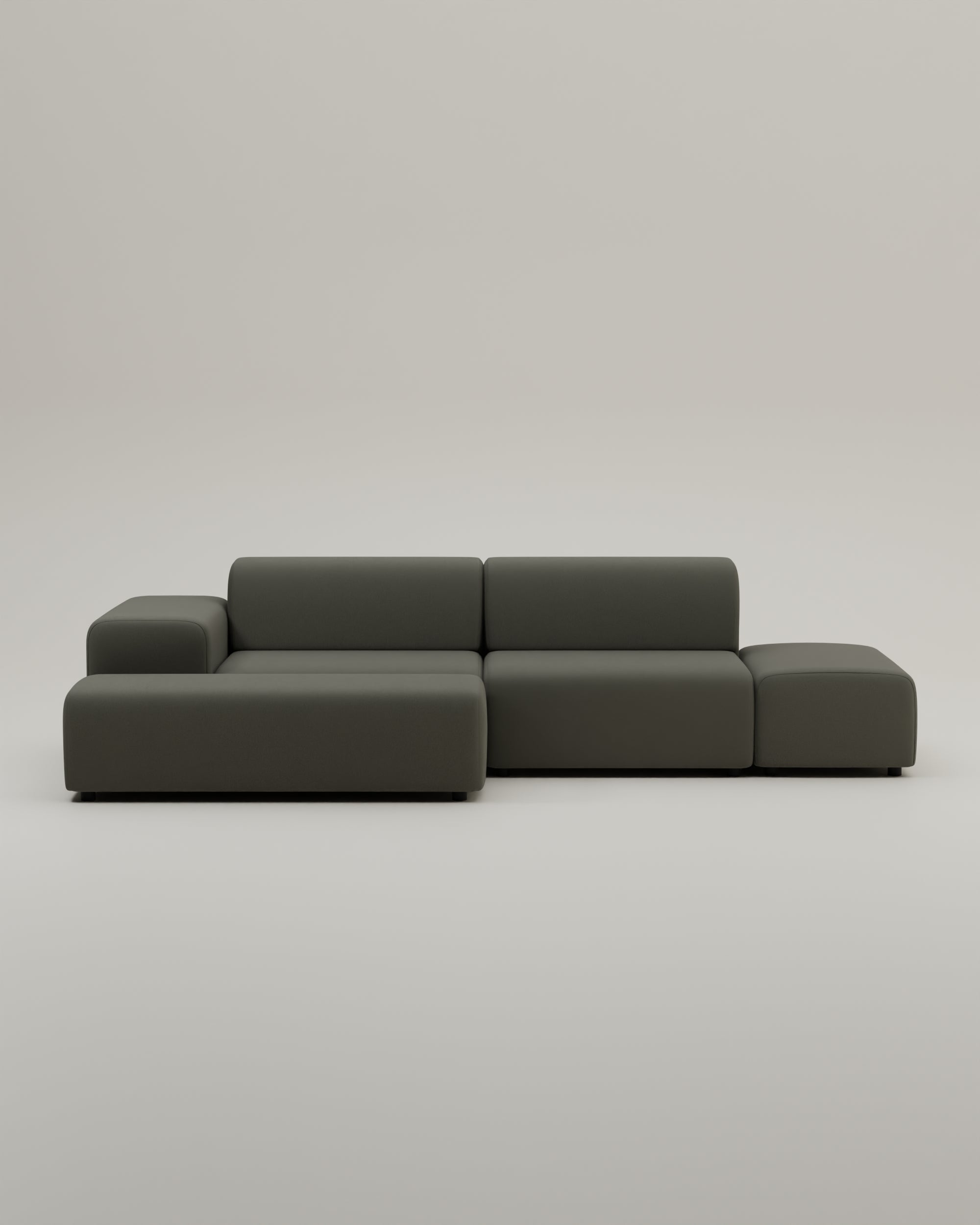 Outlet - Modulares Ecksofa Nina 4-Sitzer mit Schlaffunktion