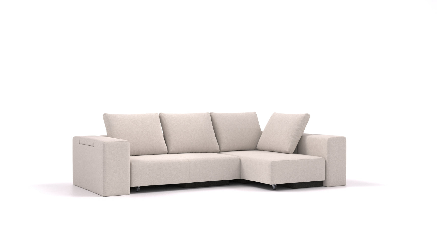 Sofá modular Amelie con función cama - tela Nova