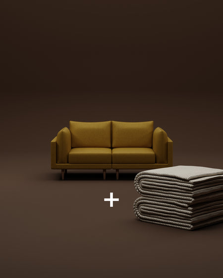 Sofá modular Donna de 2 plazas con función de cama