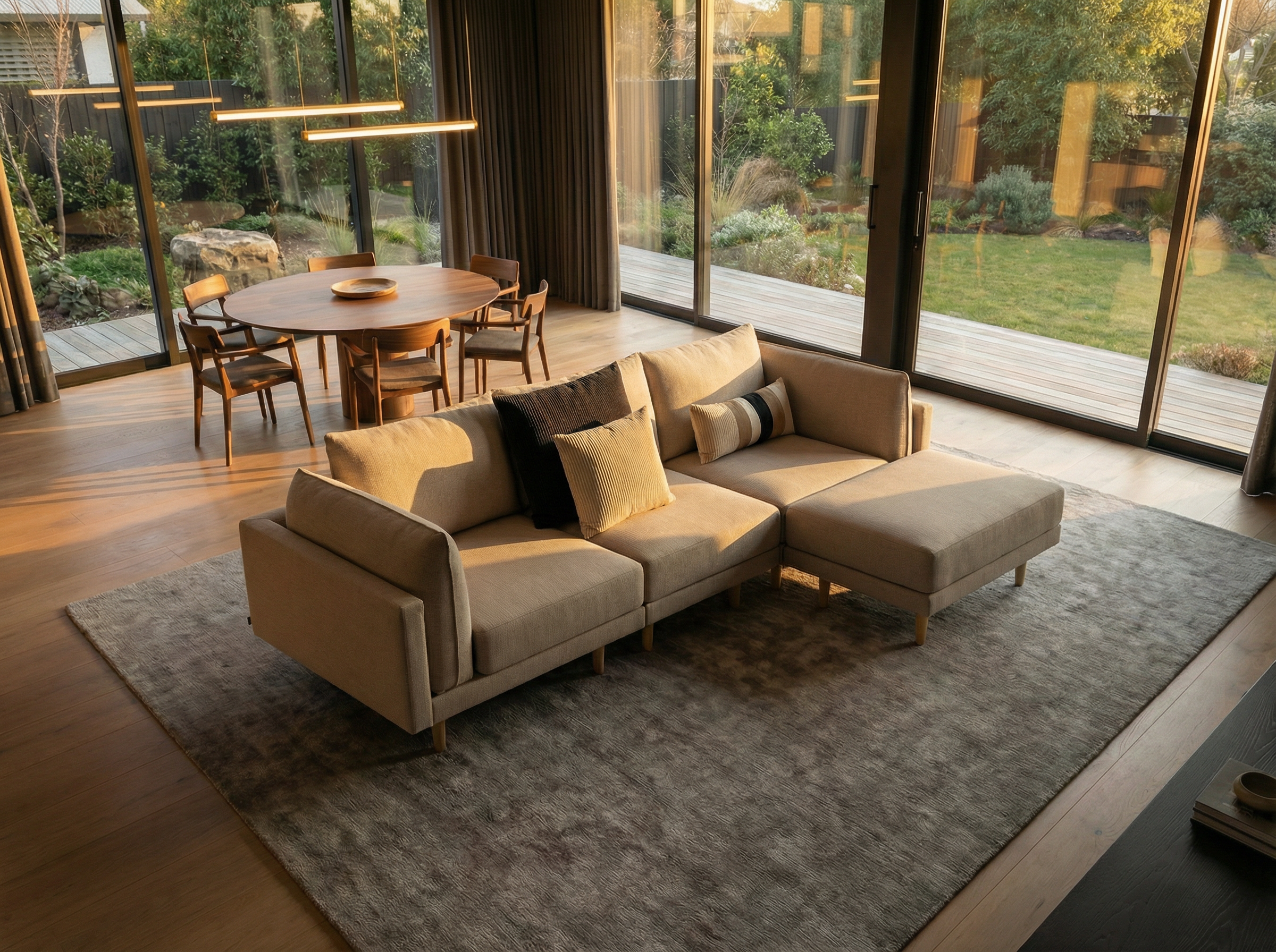 Modulares Sofa Donna Ecksofa XL mit Schlaffunktion