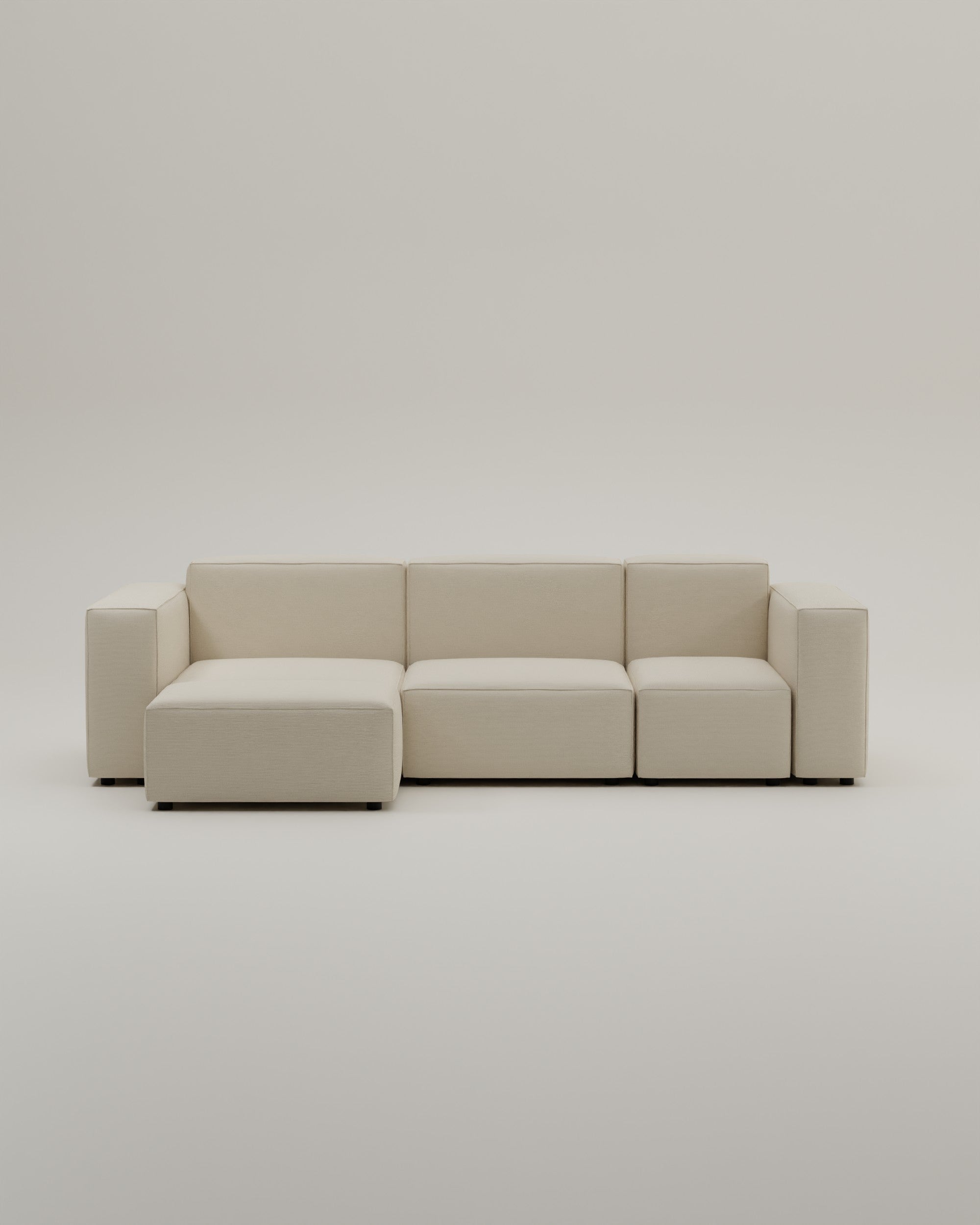Modulares Ecksofa Harvey 4-Sitzer Mini mit Schlaffunktion