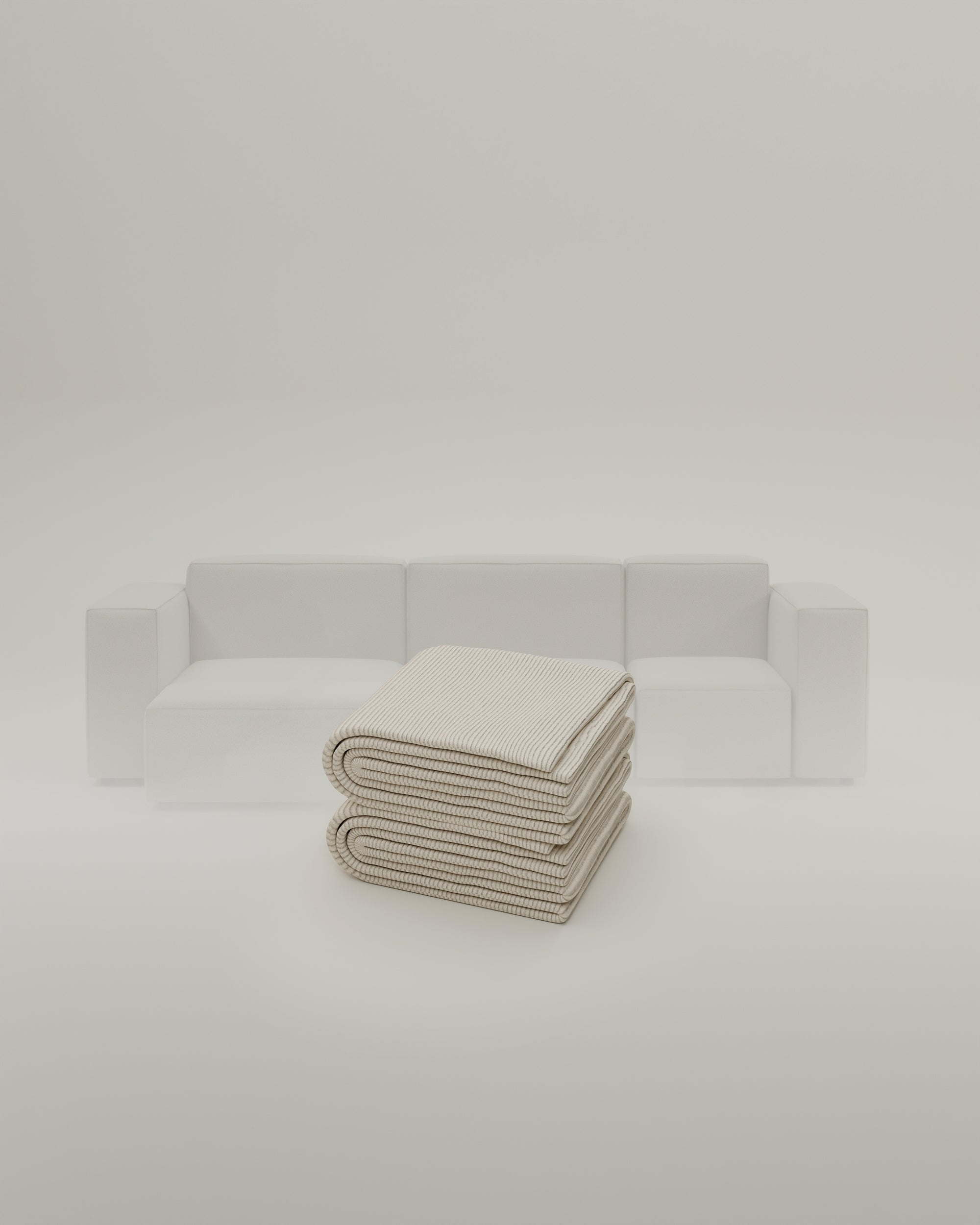 Stoffbezug - Modulares Ecksofa Harvey 4-Sitzer Mini mit Schlaffunktion