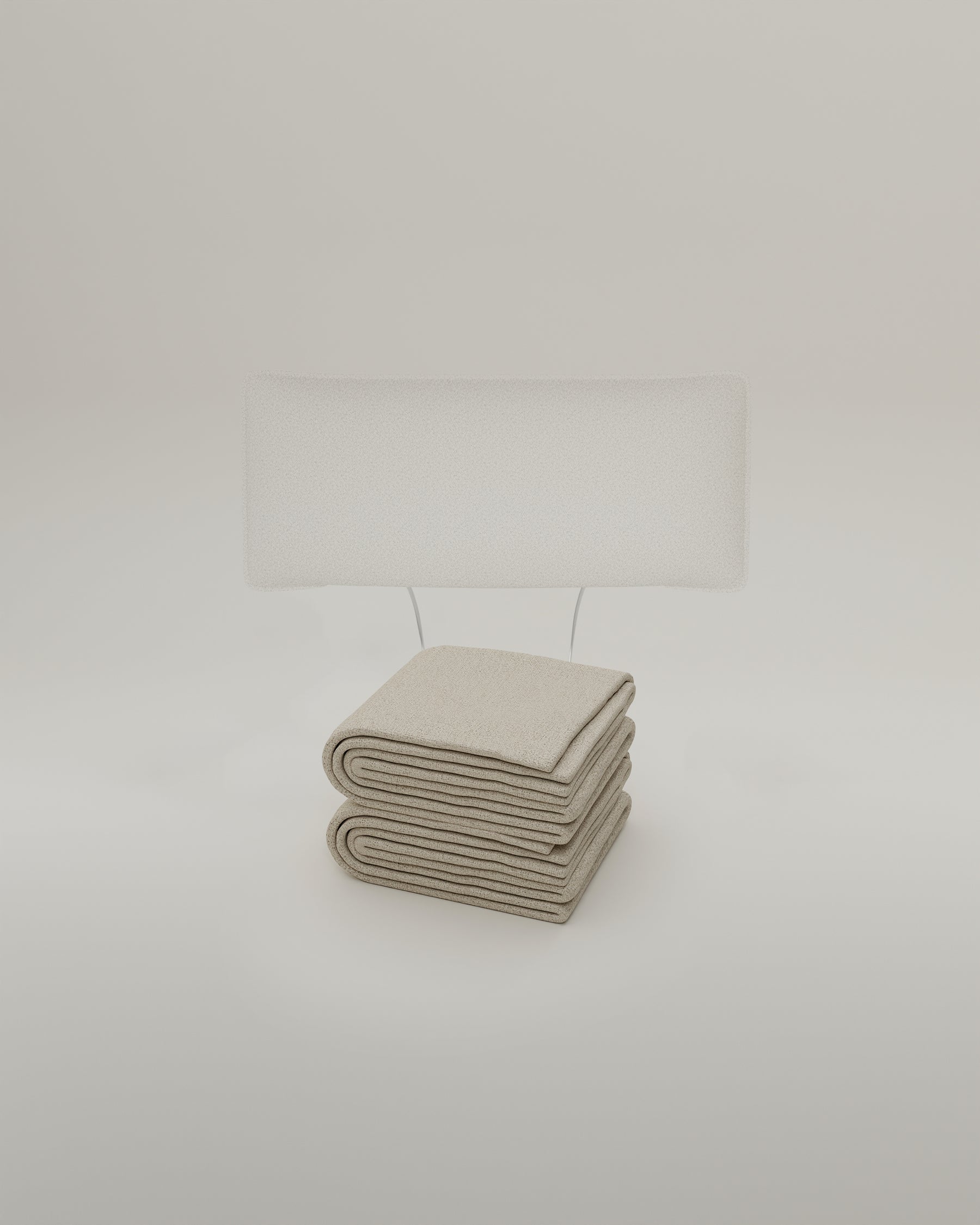 Stoffbezug - Kopfstütze mit Naht