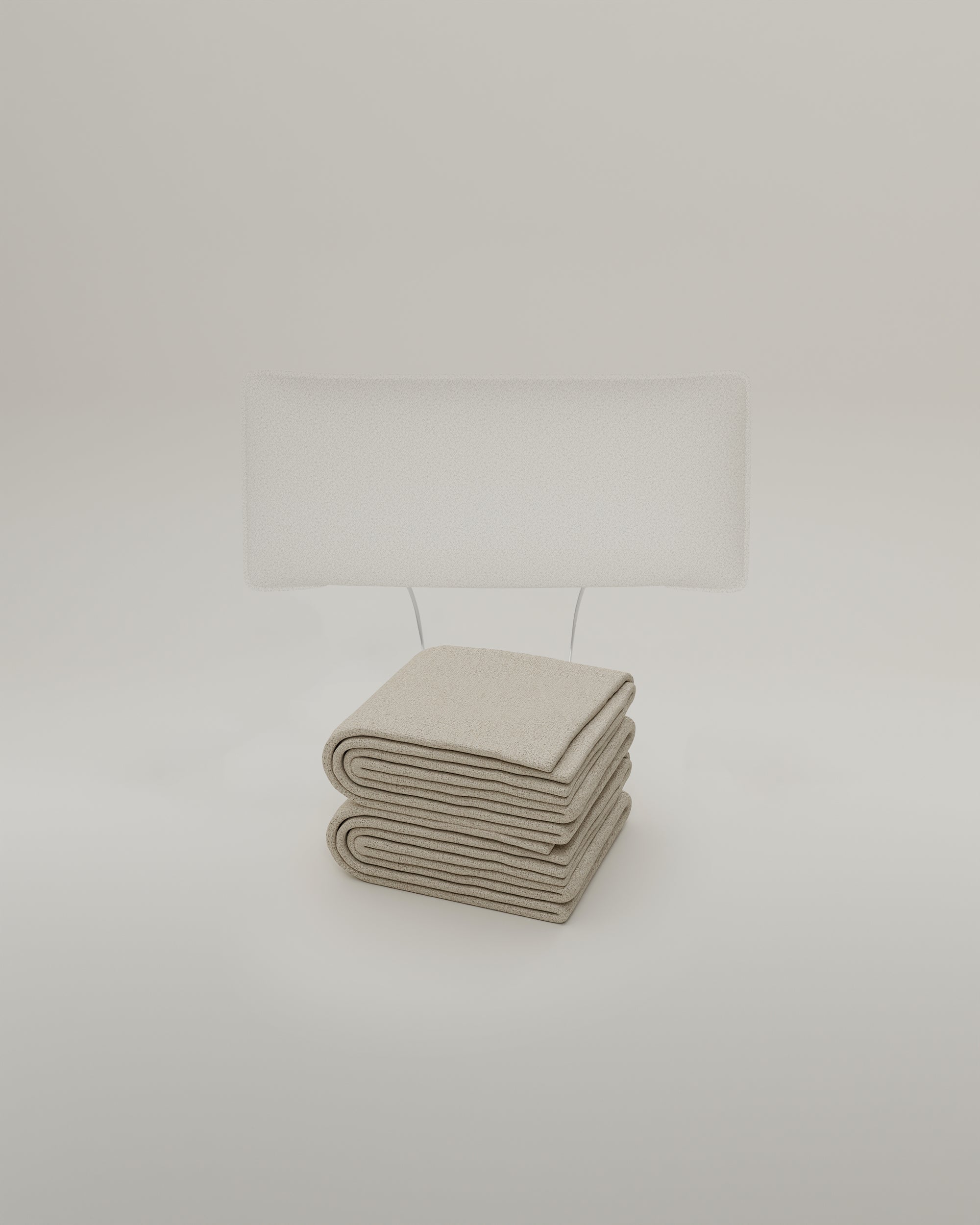 Stoffbezug - Kopfstütze mit Naht