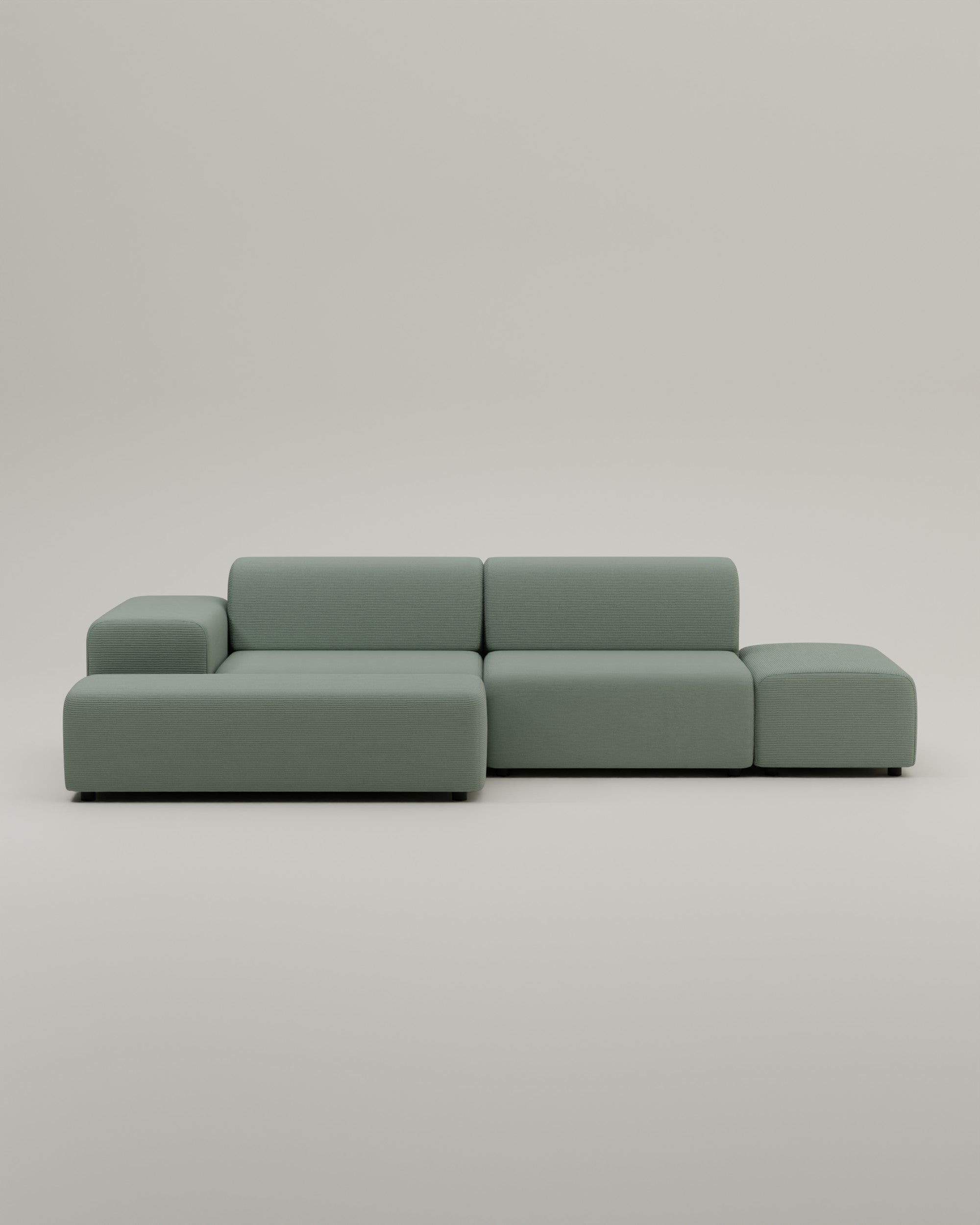 Outlet - Modulares Ecksofa Nina 4-Sitzer mit Schlaffunktion