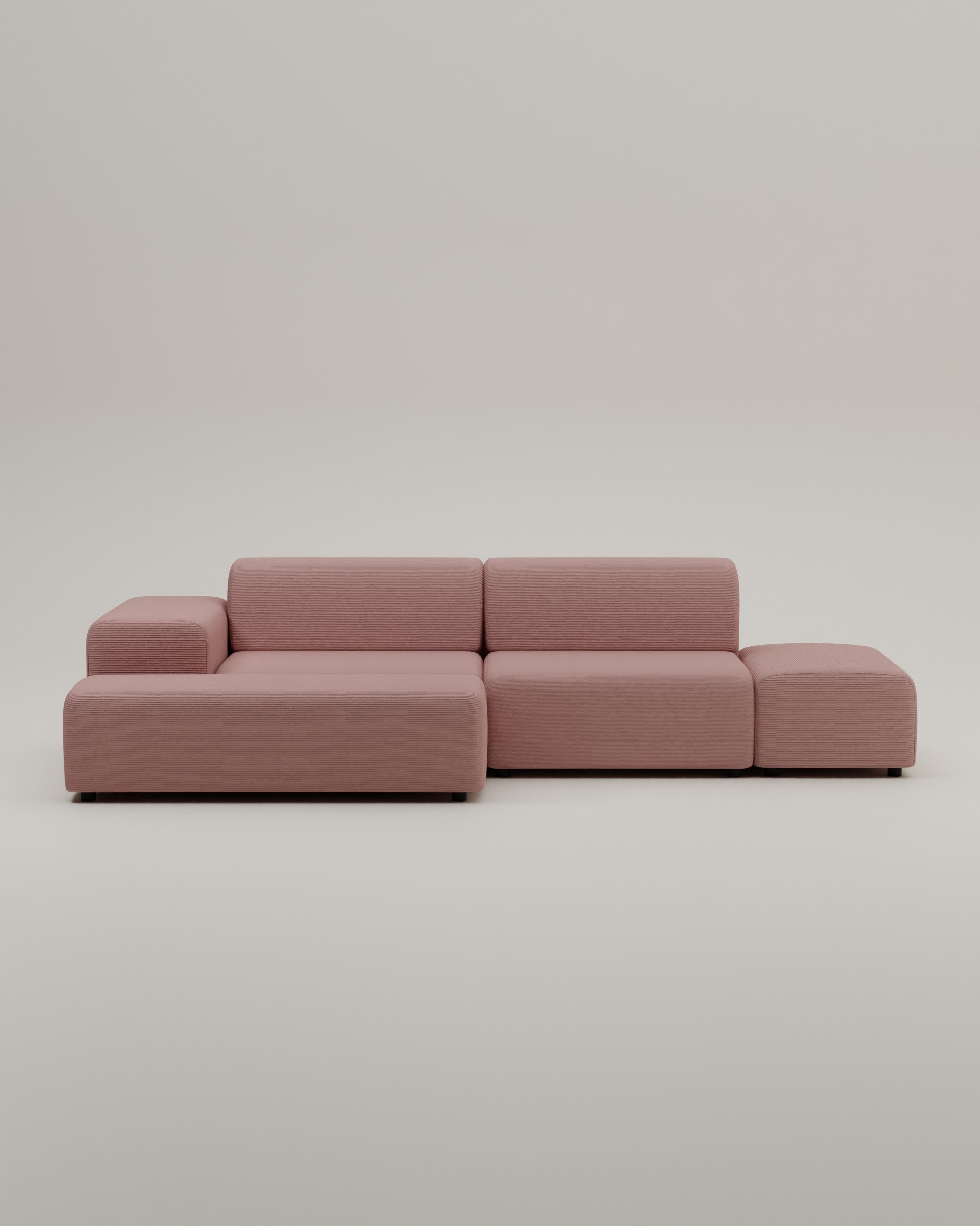 Outlet - Modulares Ecksofa Nina 4-Sitzer mit Schlaffunktion