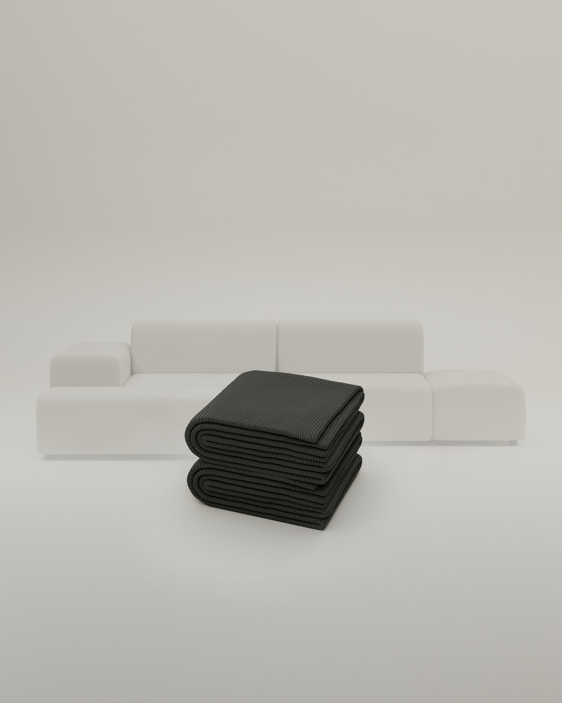 Stoffbezug - Modulares Ecksofa Nina 4-Sitzer