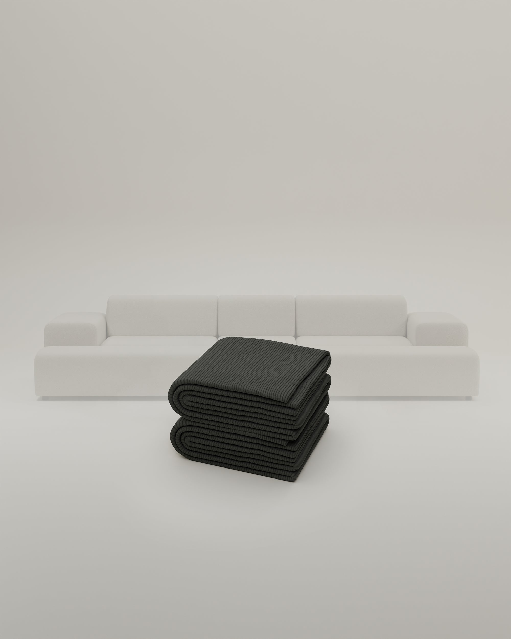Stoffbezug - Modulares Sofa Nina U-Form / Wohnlandschaft mit Schlaffunktion