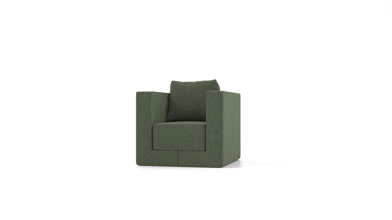 Alex sofá modular sillón con función de dormir - tela Nova